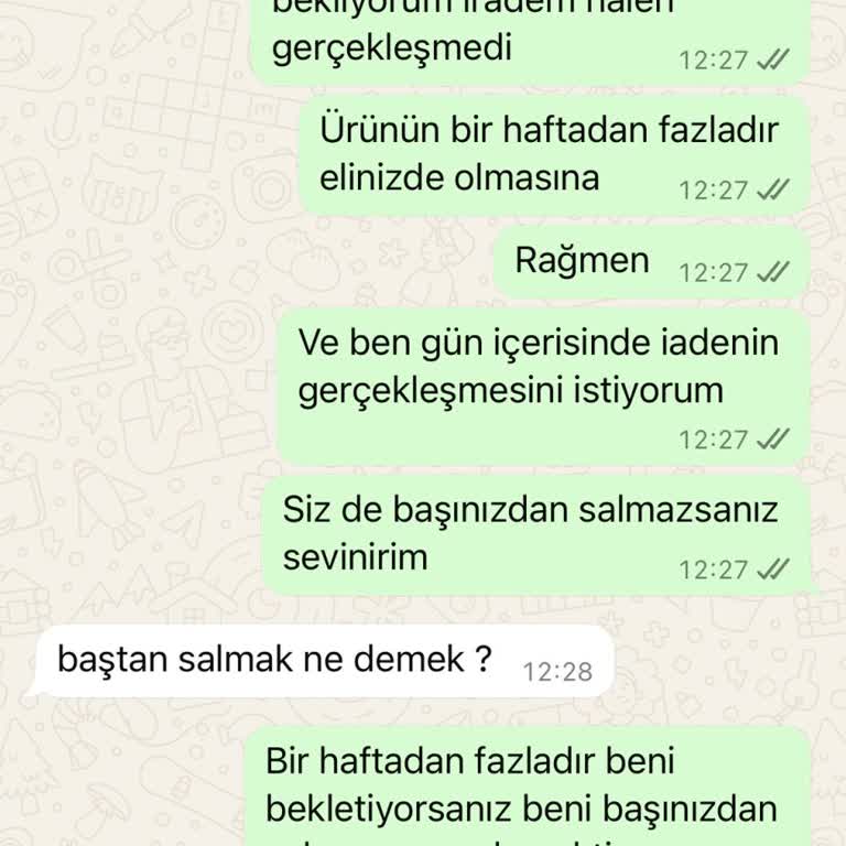 İade Sürecinde İletişim Sorunu