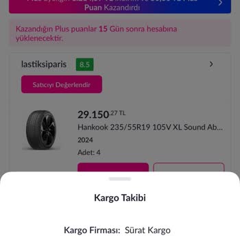 Kayıp Kış Lastikleri Ve İlgisiz Kargo Hizmeti