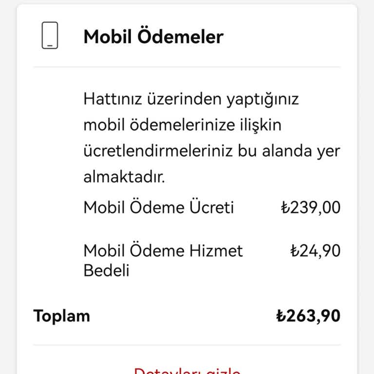 Mobil Ödeme Onaysız İşlem Sorunu
