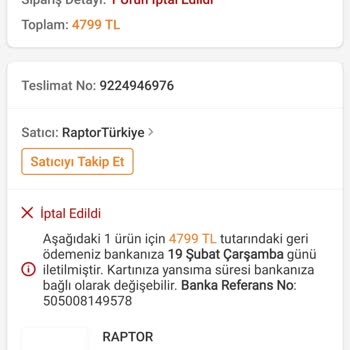 Trendyol'da İptal Edilen Siparişler ve İletişimsizlik Sorunu
