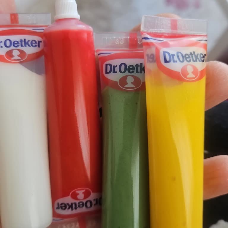 Dr. Oetker Yazı Yazma Ürünü Katılaşmış Geldi
