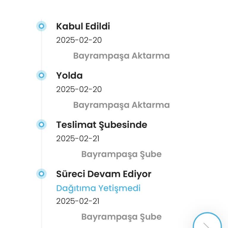 Kargom Bayrampaşa Şubede Dağıtıma Yetişmedi
