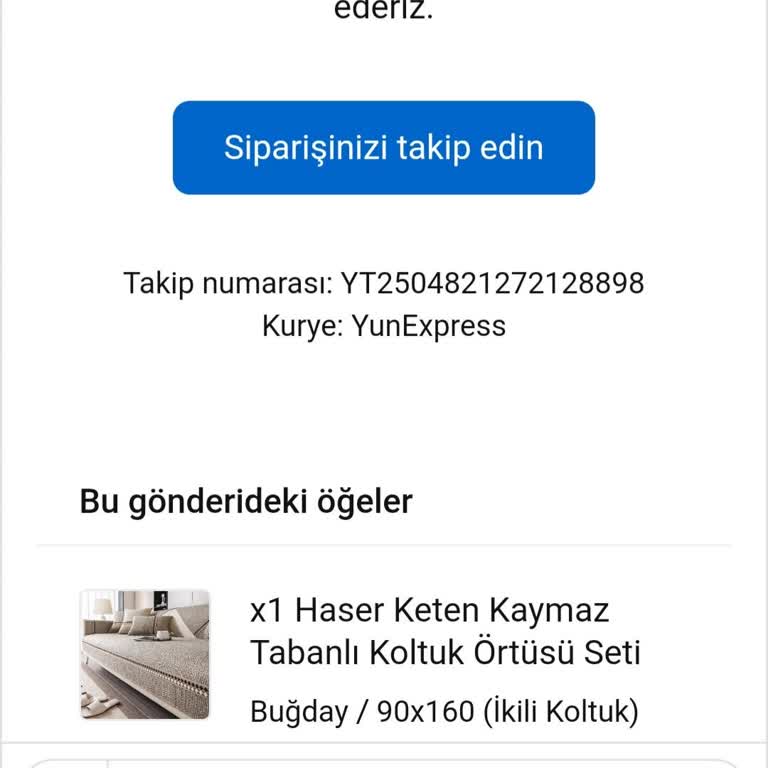 Koltuk Örtüsü Teslimatında Gecikme Ve İletişim Sorunları