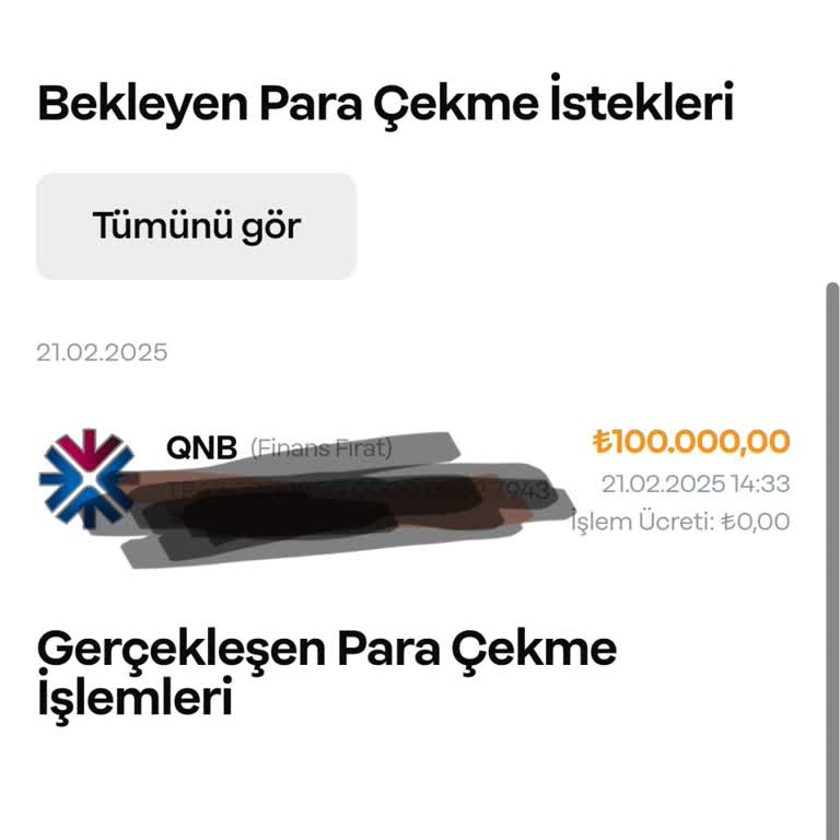 Papara Hesabında Para Çekme Sorunu
