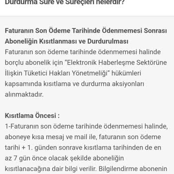 Superonline Fatura Aksaklığı Ve Hizmet Kısıtlaması