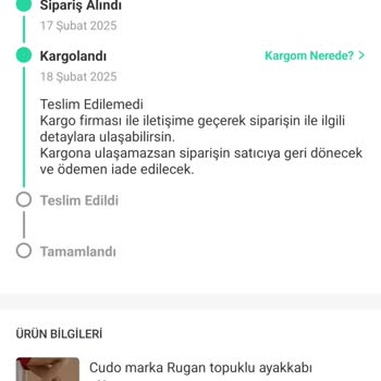 Teslimat Sorunu Ve İletişim Eksikliği