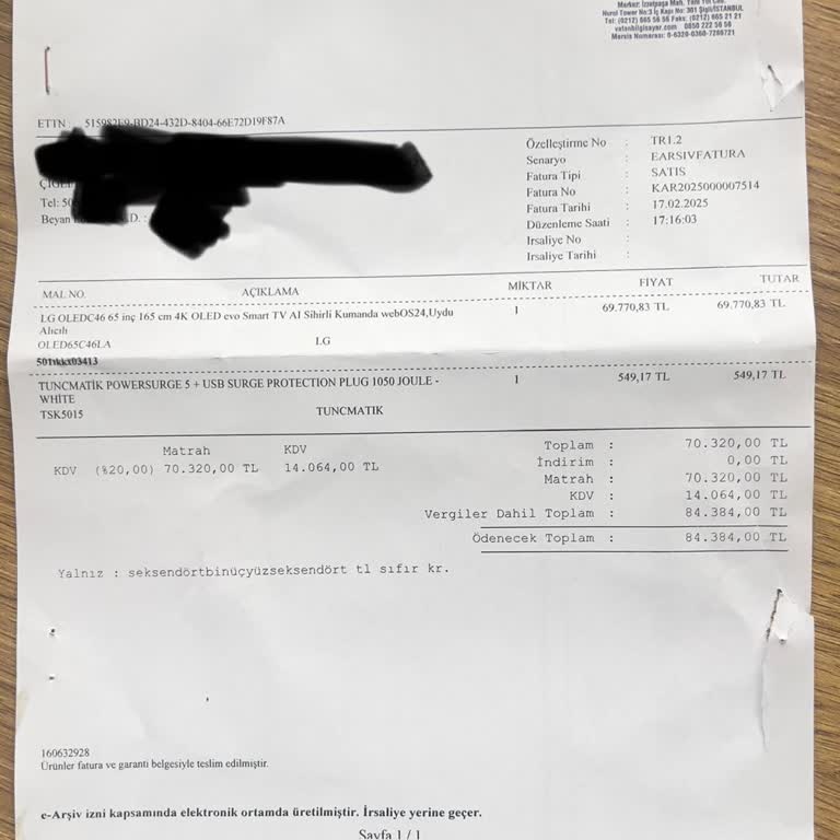 Yeni Aldığım TV'nin 2. Gününde Bozulması Ve Uzun Servis Süresi