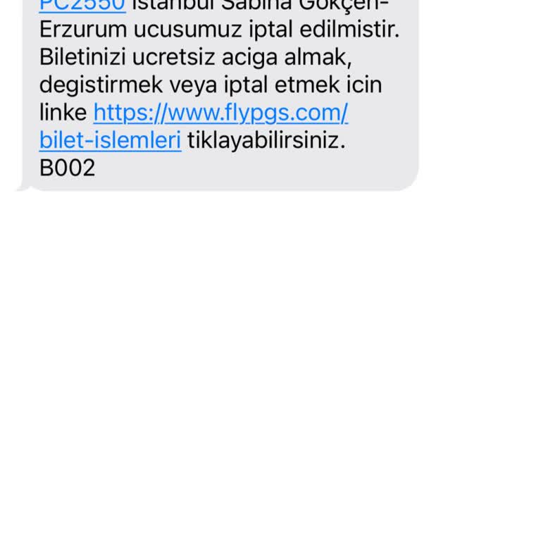 Uçuş İptali Ve İletişim Sorunu Mağduriyeti