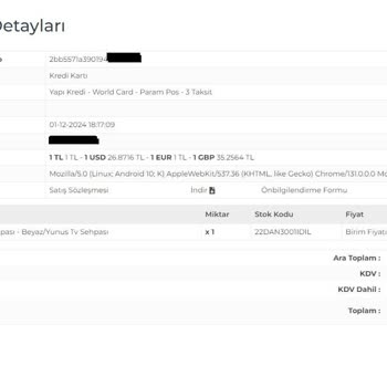 TV Ünitesi Teslimatında Yaşanan Gecikme
