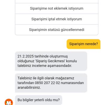 Migros Hemen Teslimat Sorunu: Gecikmeler Ve Yetersiz Müşteri Hizmetleri