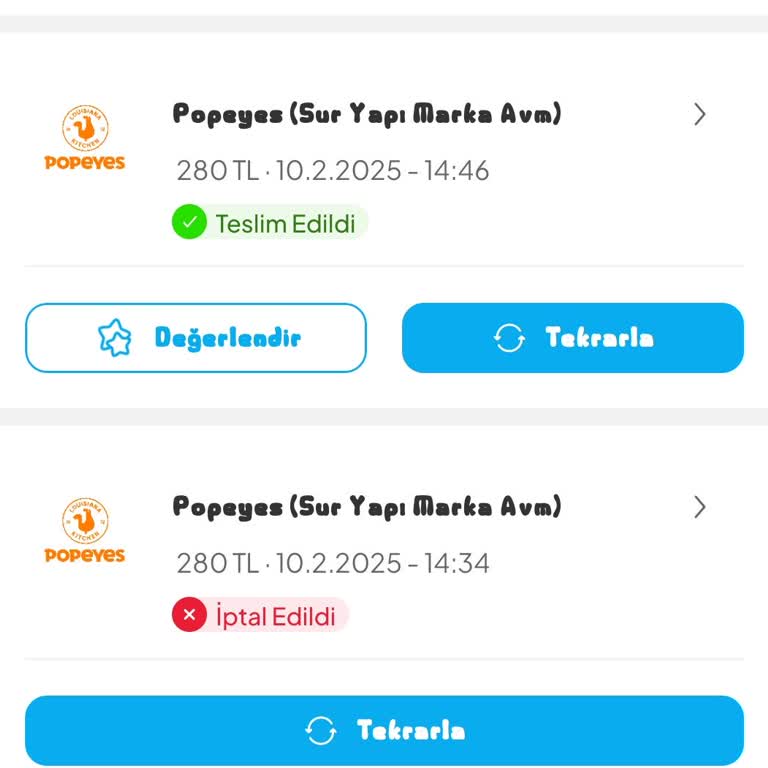 İade Edilmeyen Sipariş Ücreti Ve İletişim Sorunu