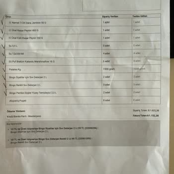 Eksik Ürün Ve İade Sorunu