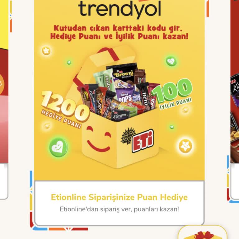 Eti Gıda Kazandığım Puanlar Sıfırlanmış