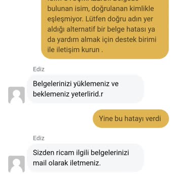 Kimlik Onayı Sorunu Ve İsim Hatası