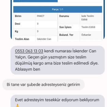 Sürat Kargo'nun Sorumsuzluğu: İade Kargom Ulaşmadı
