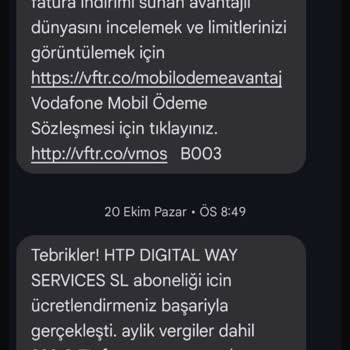 Vodafone Pay İle İzinsiz Ödemeler Ve Müşteri Hizmetleri Sorunu