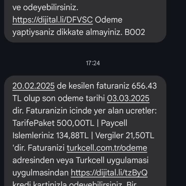 Turkcell'den Haksız Fatura Şoku