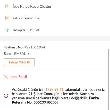 Trendyol Fiyat Artışı Ve Sipariş İptali Mağduriyeti