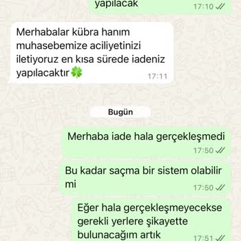 İptal Edilen Siparişin Para İadesi Sorunu