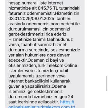 Yanlış Fatura Gönderimi Ve Çözüm Eksikliği