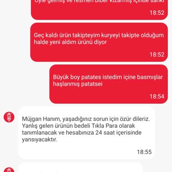 Eksik Ve Bayat Ürünlerle Hayal Kırıklığı