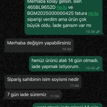 Göksel Giyim'de İade Sorunu Ve Müşteri Hizmetleri Tavrı