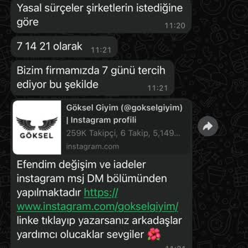 Göksel Giyim'de İade Sorunu Ve Müşteri Hizmetleri Tavrı