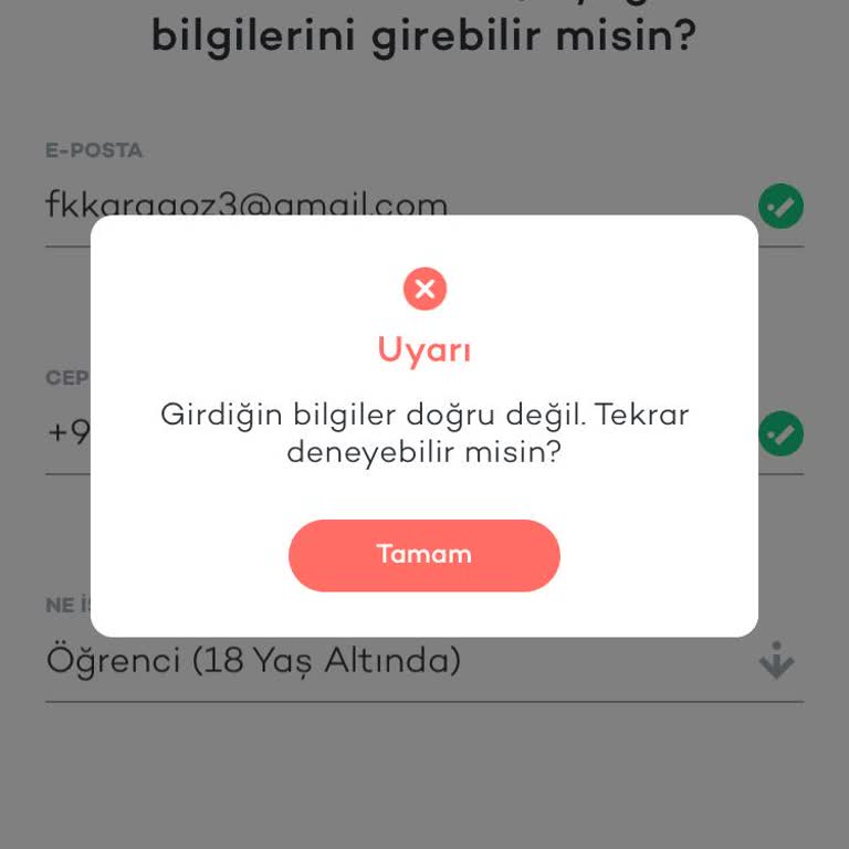 Tosla Hesap Oluşturma Sorunu