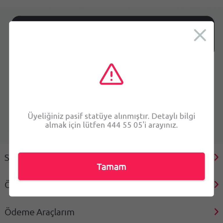 Sebepsiz Üyelik İptali Ve Düşük Sürüş Puanı