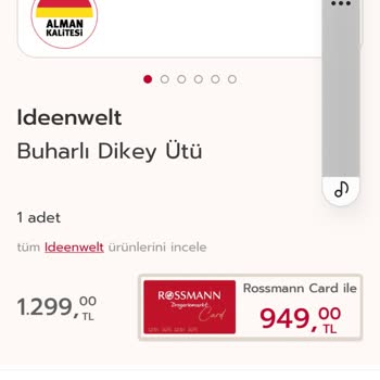 Rossmann'da Dikey Ütü Fiyaskosu: İade Ve İletişim Sorunları