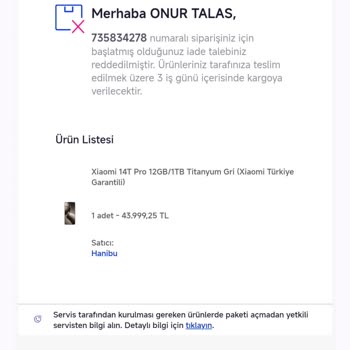 Yanıltıcı Garanti: Xiaomi 14T Pro İade Sorunu