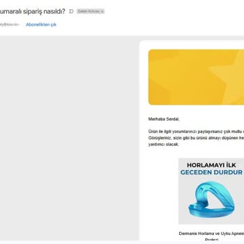 Horlama Aparatı Siparişimde İletişim Sorunu