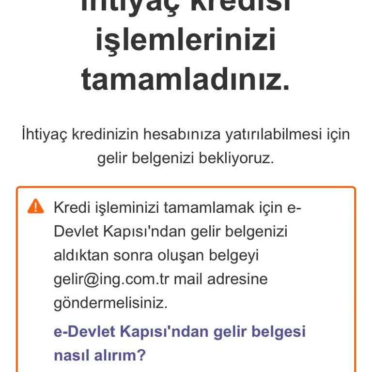 Gelir Belgesi Gönderim Sorunu Ve Müşteri Hizmetlerine Ulaşamama