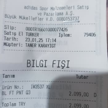 Adidas Eşofman Altında Hızlı Aşınma Ve Müşteri Hizmetleri Sorunu