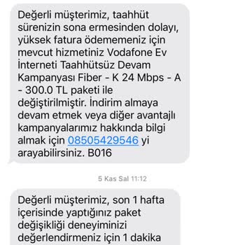 Vodafone'dan Taahhüt Aldatmacası Ve İnternet Kesintisi