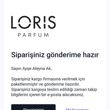 Loris Parfüm Siparişim Nerede? Güvenilirlik Sorgulanıyor!