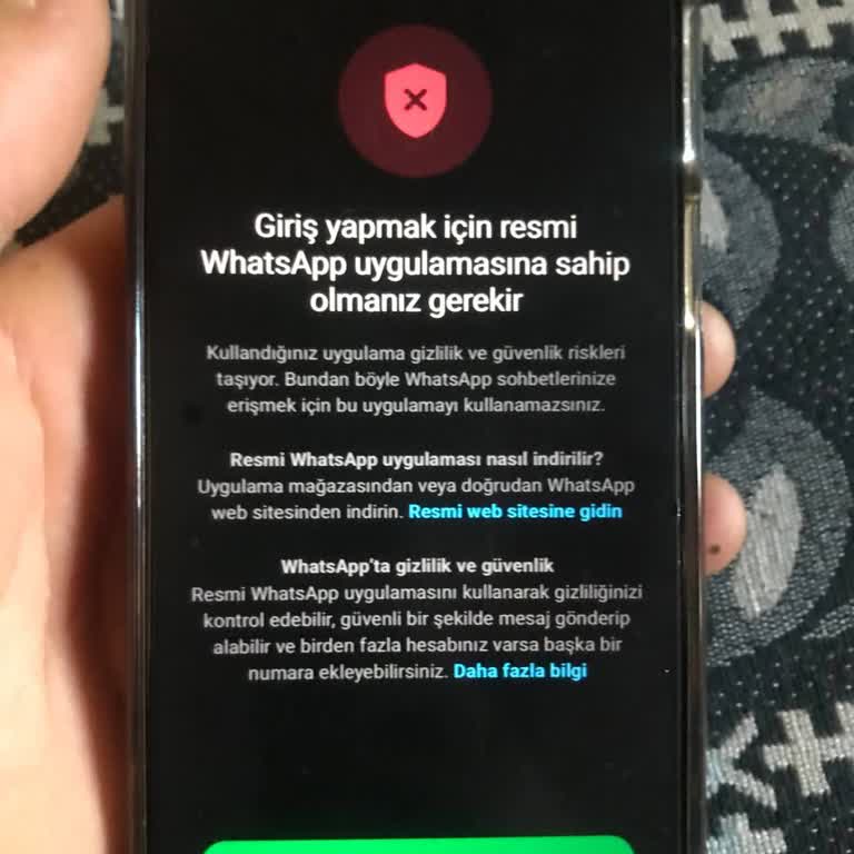 WhatsApp Messenger Erişim Sorunu