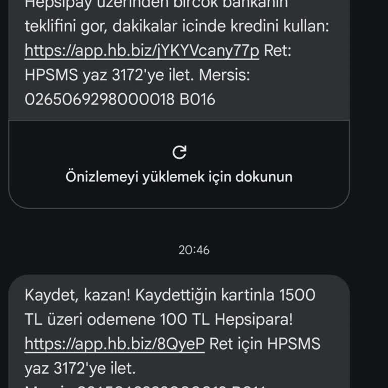 Hepsipay'in Bitmeyen Reklam Mesajları