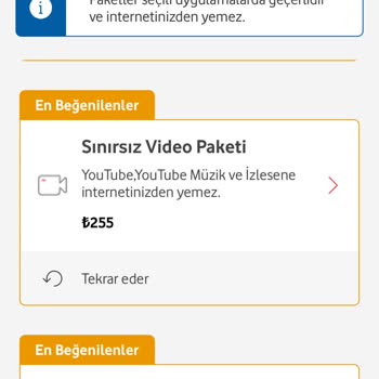 Vodafone Yanlış Yönlendirme İle Sınırsız Paket Sorunu!