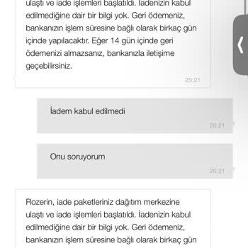 Parfüm Kokusu Nedeniyle İade Sorunu Yaşadım
