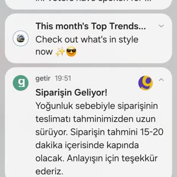 Getir Siparişinde Uzayan Bekleme Süresi Ve Yanıltıcı Bilgilendirme