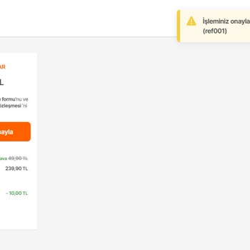 Hepsiburada Premium Üyeliğiyle Sipariş Kısıtlaması