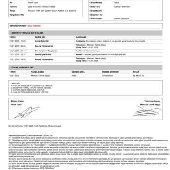 Sorunlu Çamaşır Makinesi Ve İlgisiz Servis