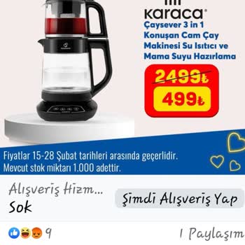 Yanlış Çekim: Çay Makinesi Alışverişinde Beklenmedik Sorun