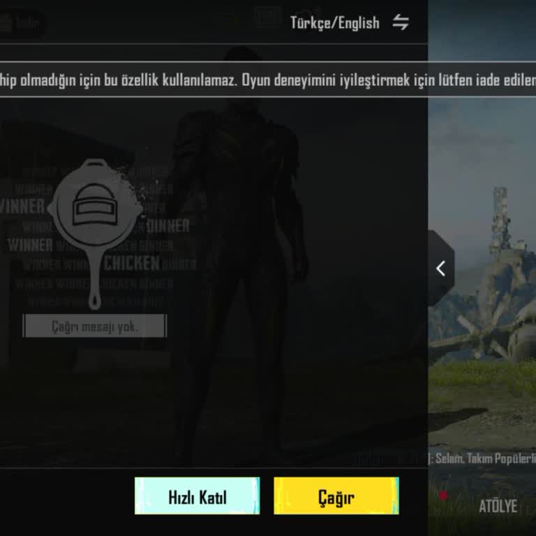 Oyun İçi Uyarı Mesajı Ve Erişim Sorunu