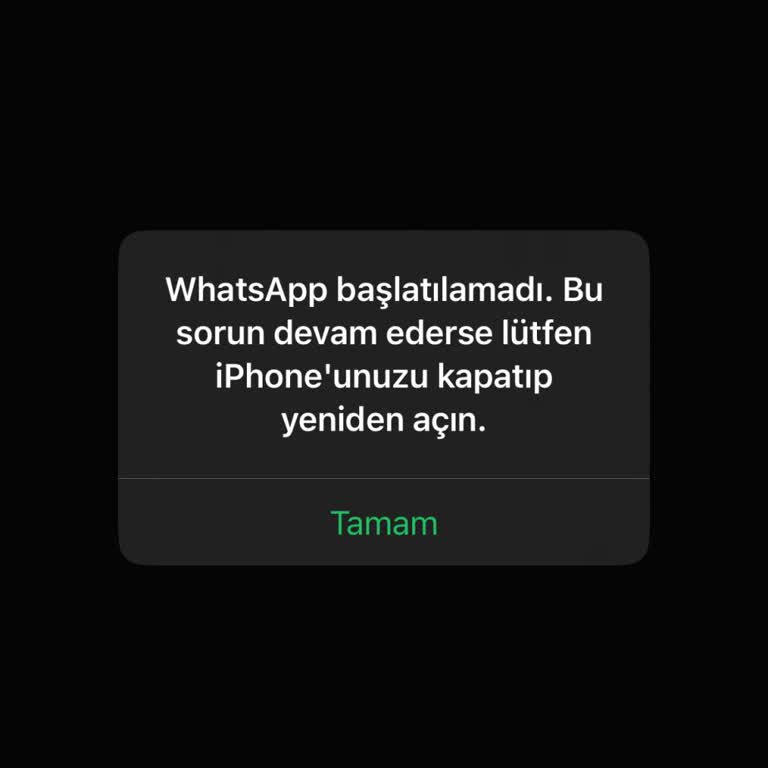 WhatsApp Uygulamasında Sürekli Uyarı Sorunu