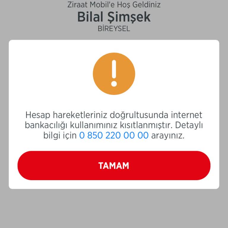 Ziraat Bankası Mobil Uygulama Erişim Sorunu