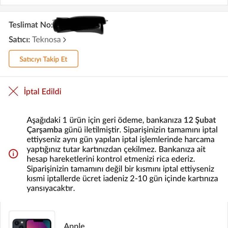 Teknosa Ve Trendyol'dan Hayal Kırıklığı: İptal Edilen Sipariş