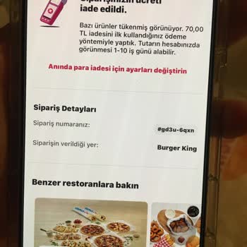 Eksik Ve Yanlış Ürün Teslimatı
