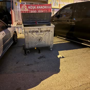 Keçiören Belediyesi'nin Yanlış Çöp Kovası Yerleştirmesi Mağduriyeti